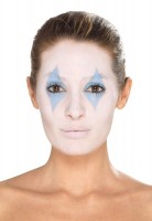 Oversigt: Clown pastel make-up sæt, 8 stk