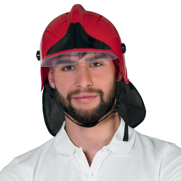 Firefighter helmet for adults red