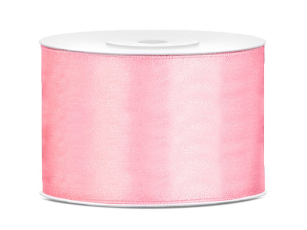 25m cinta rosa de raso 5cm de ancho