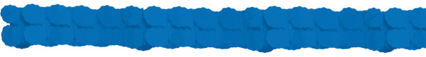 Królewska niebieska girlanda papierowa ozdobna 3,65 m