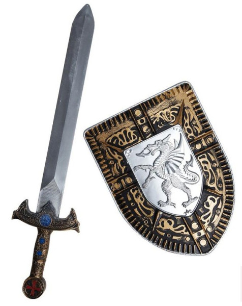 Épée et bouclier du chevalier Erenor