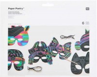 Vorschau: 6 FSC Kratzpapier Masken