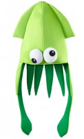Vista previa: Sombrero de calamar verde