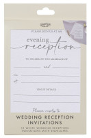 Preview: 10 Modern Luxe evening reception invitation cards