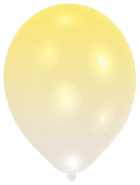 5 LED Luftballons Bunt 24h Brenndauer 5
