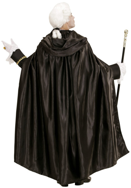 Elegante mantella in raso con cappuccio 152cm 7