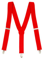 Preview: Red suspenders for men