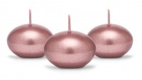 50 floating candles Vienna rose gold