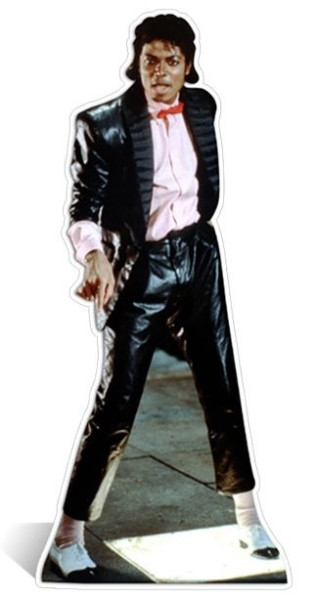 Kartonnen uitsnede Michael Jackson 1.78m