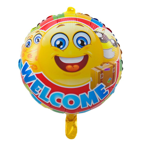 Folienballon Welcome Emojis 43cm