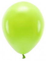 100 Eco Pastell Ballons hellgrün 26cm