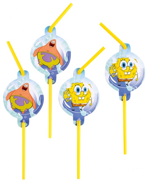 SpongeBob Fun Straws Set di 8 24 cm