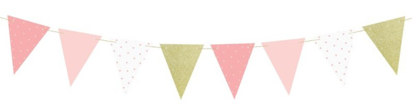 DIY One Star Wimpelkette rosa-gold 1,3m