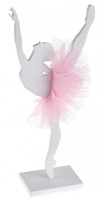 Oversigt: Ballerina dekorationsfigur Arabesque 20cm