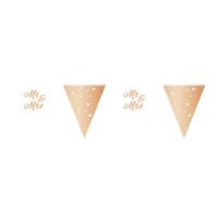 Just Married Mr & Mrs 6m Pennant Chain