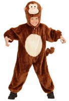 Preview: Plush monkey costume for kids