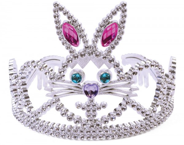 Glitter Pearl Bunny Crown