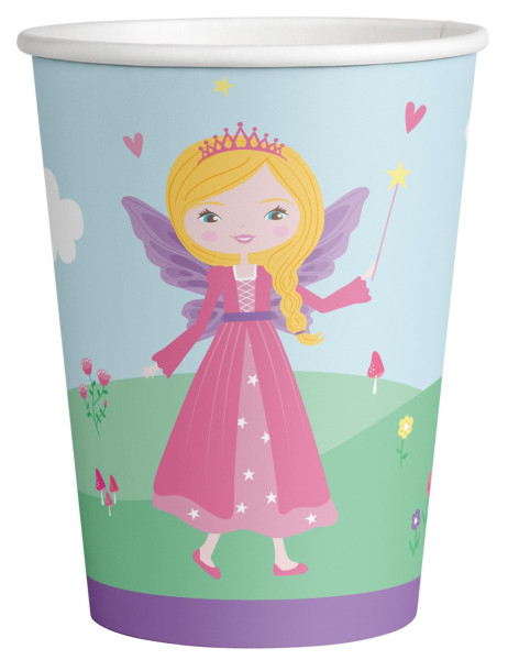 8 vasos de papel Princesa Anastasia 250ml