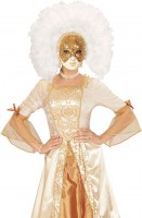 Voorvertoning: Pompous Masker Met Witte Veerjuwelen