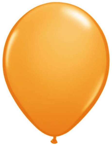 10 pomarańczowych balonów 30cm