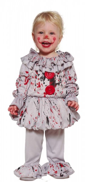 Horror clown penny costume for toddlers