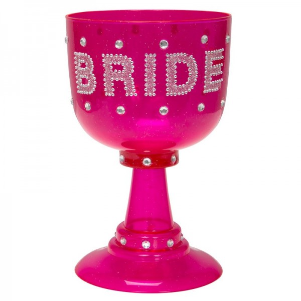 Cup Bride Vaso de plástico rosa