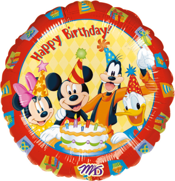 Birthday Party Mickey Mouse Folienballon