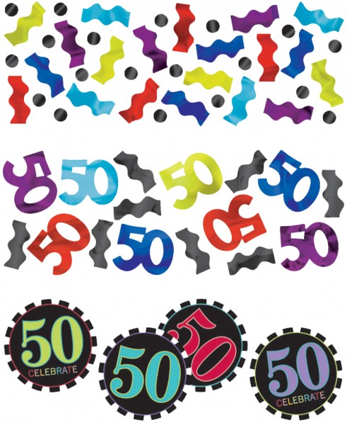 50. Geburtstag Celebration Streudeko Bunt