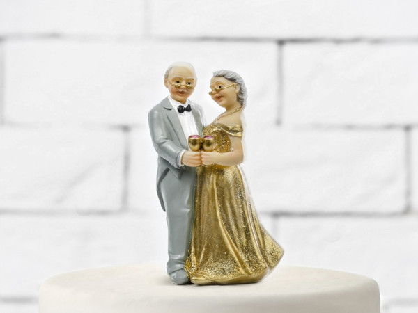 Statuina torta nozze d'oro 12 cm
