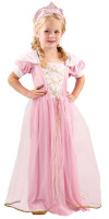 Vestido de princesa Alisha en rosa palo con corona