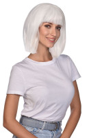 Wendy white wig for women