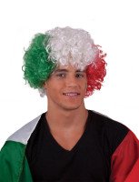 Italien fan af Afro peruk