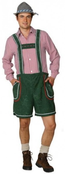 Pantalon traditionnel tyrolien vert