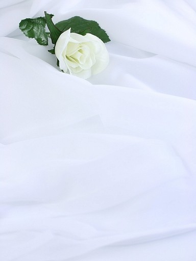 Elegant white tablecloth 16x7m2