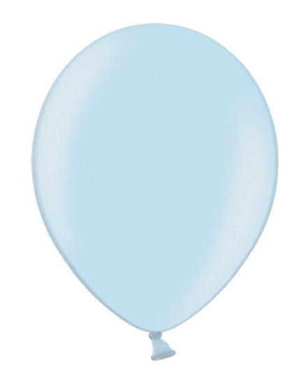 100 globos en azul bebé 13cm