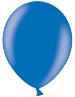 Vorschau: 50 Partystar metallic Ballons königsblau 30cm