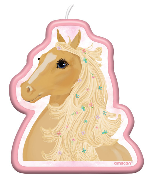 Vela pastel caballo Fleur