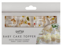 Vorschau: Cupcake Topper Baby - Blühendes Leben