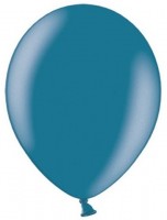 Oversigt: 100 fejring af metalliske balloner mørkeblå 29cm