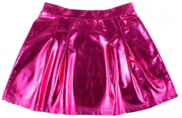 Różowa metaliczna spódnica Lacey 3
