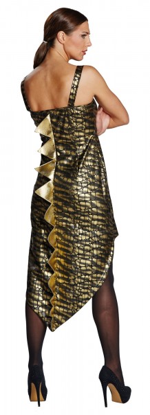 Gouden draak dame kostuum 4