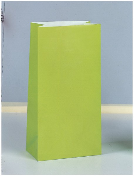 12 bolsas de papel para regalo Valentina Kiwi Green