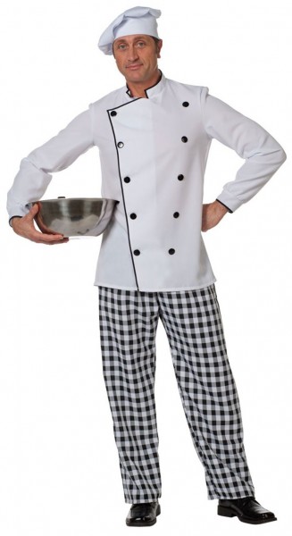 Checkered chef costume