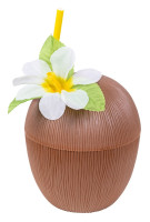 Vorschau: Kokosnuss Becher Aloha Hawaii 13cm