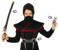 Voorvertoning: Ninja accessoireset 4-delig voor kinderen