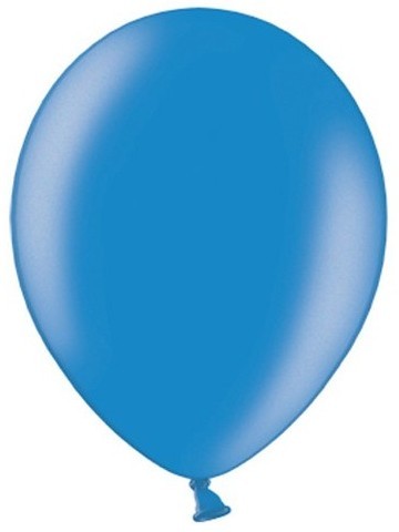 100 Celebration metallic Ballons royalblau 29cm