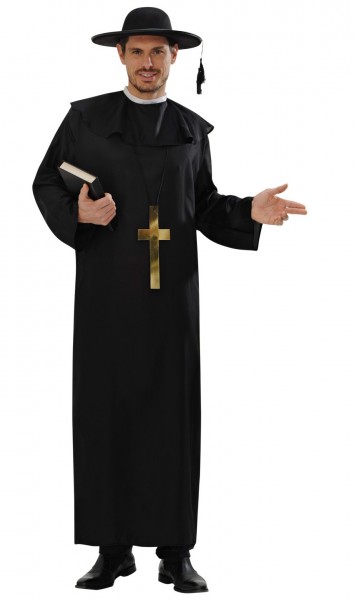 Disfraz de sacerdote santo