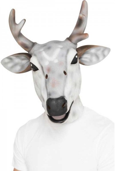 Latex reindeer mask
