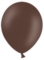 Anteprima: 50 palloncini in lattice marrone cacao 27 cm