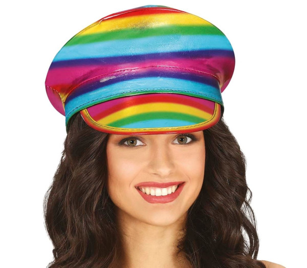 sombrero del orgullo del arco iris